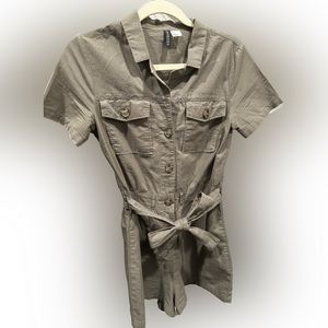 H&M Army Green Romper size 2